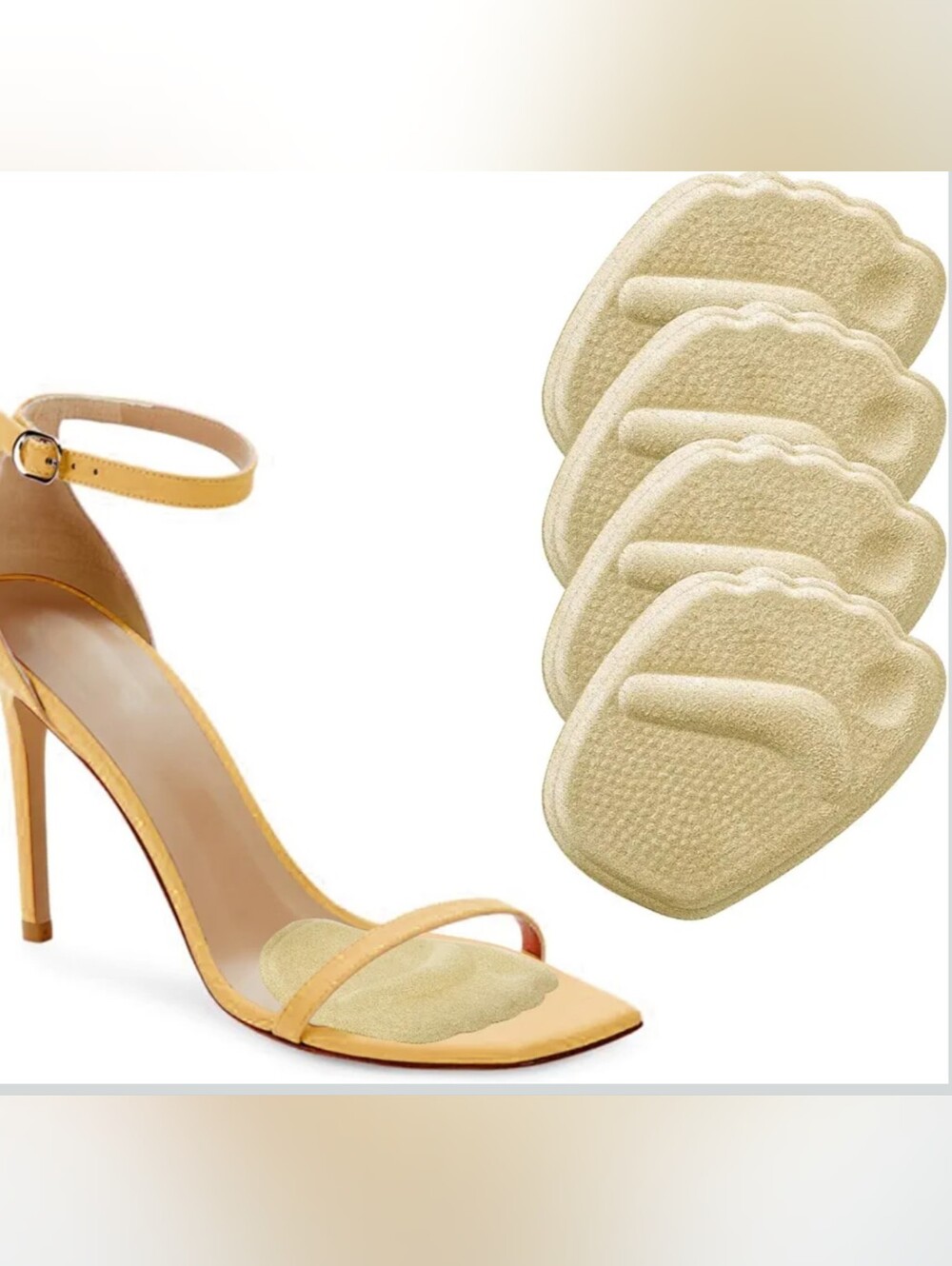 NWT Beige Gel Ball of Foot Cushions (2 Pack)